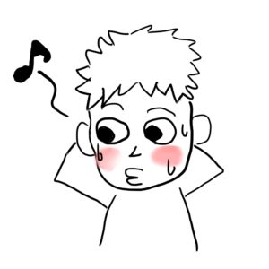 やせ我慢　イラスト